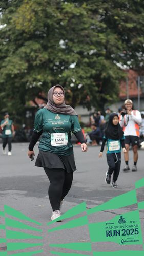 Race photo from Mangkunegaran Run 2025