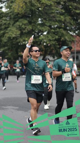 Race photo from Mangkunegaran Run 2025
