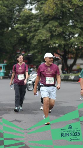Race photo from Mangkunegaran Run 2025