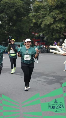 Race photo from Mangkunegaran Run 2025