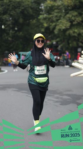 Race photo from Mangkunegaran Run 2025