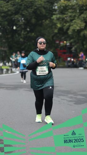 Race photo from Mangkunegaran Run 2025