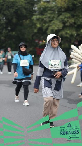 Race photo from Mangkunegaran Run 2025