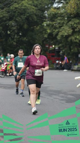 Race photo from Mangkunegaran Run 2025