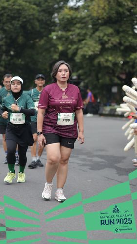 Race photo from Mangkunegaran Run 2025