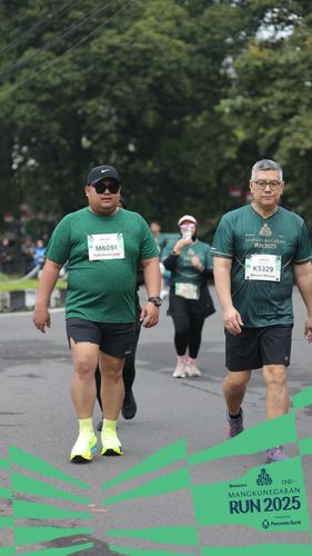 Race photo from Mangkunegaran Run 2025