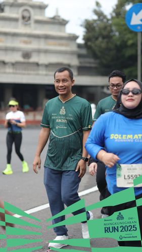 Race photo from Mangkunegaran Run 2025
