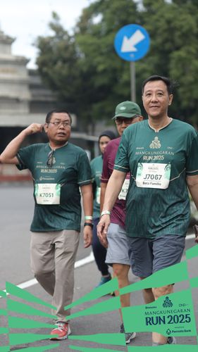 Race photo from Mangkunegaran Run 2025