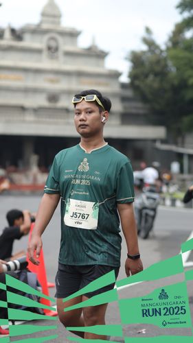 Race photo from Mangkunegaran Run 2025