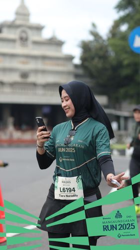 Race photo from Mangkunegaran Run 2025