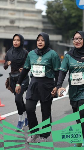 Race photo from Mangkunegaran Run 2025