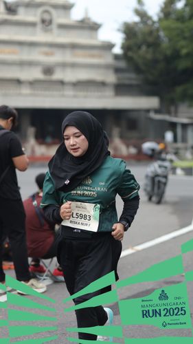 Race photo from Mangkunegaran Run 2025