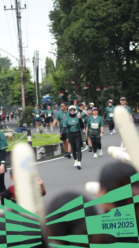 Race photo from Mangkunegaran Run 2025