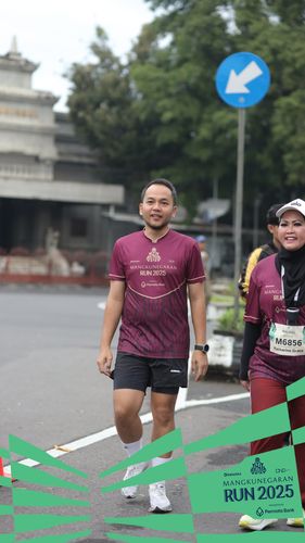 Race photo from Mangkunegaran Run 2025