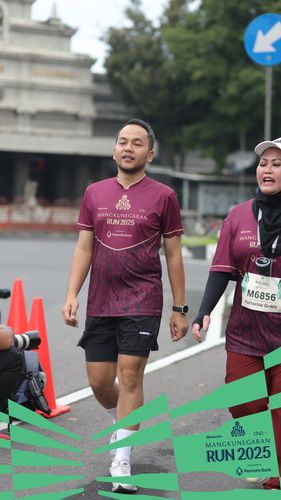 Race photo from Mangkunegaran Run 2025