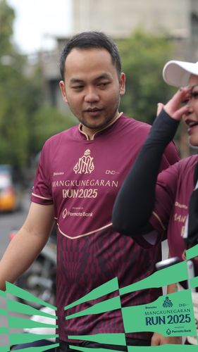 Race photo from Mangkunegaran Run 2025