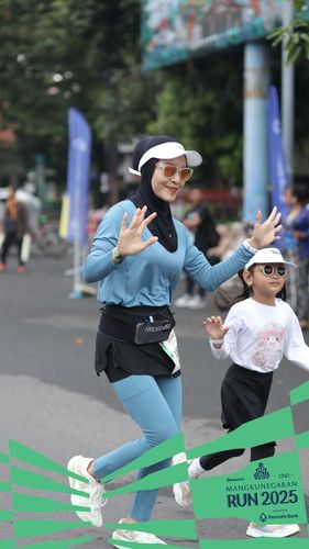 Race photo from Mangkunegaran Run 2025