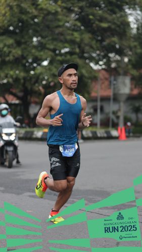 Race photo from Mangkunegaran Run 2025