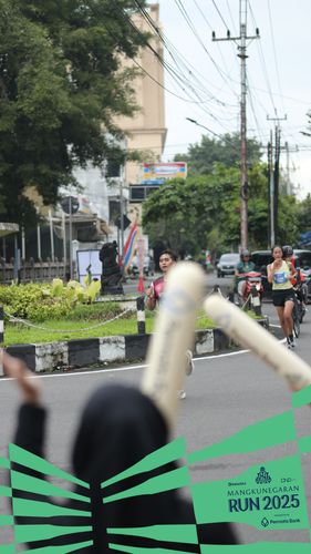 Race photo from Mangkunegaran Run 2025