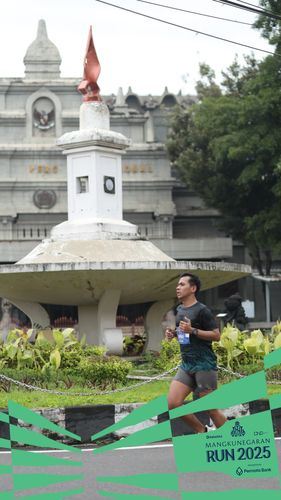 Race photo from Mangkunegaran Run 2025