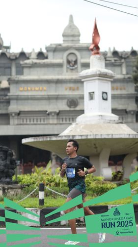 Race photo from Mangkunegaran Run 2025