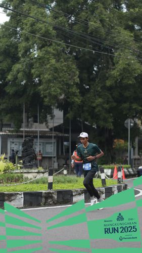 Race photo from Mangkunegaran Run 2025