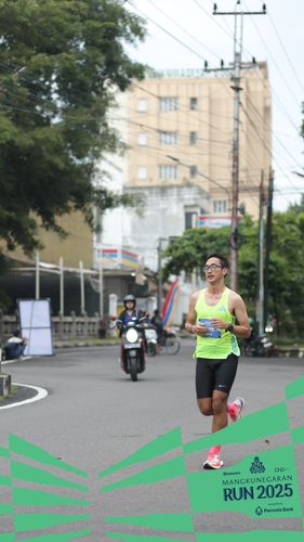 Race photo from Mangkunegaran Run 2025