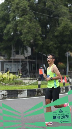 Race photo from Mangkunegaran Run 2025