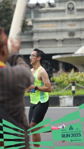 Race photo from Mangkunegaran Run 2025