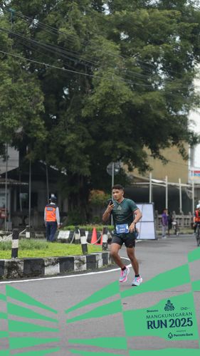 Race photo from Mangkunegaran Run 2025