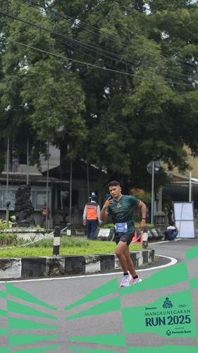 Race photo from Mangkunegaran Run 2025