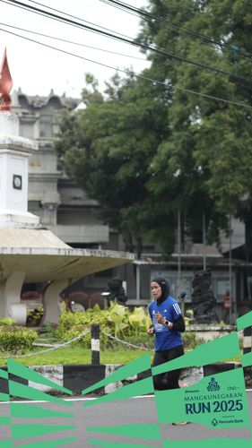 Race photo from Mangkunegaran Run 2025