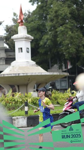 Race photo from Mangkunegaran Run 2025
