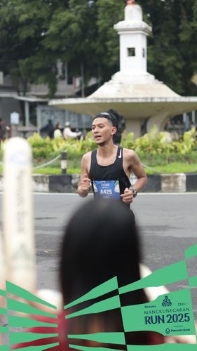 Race photo from Mangkunegaran Run 2025