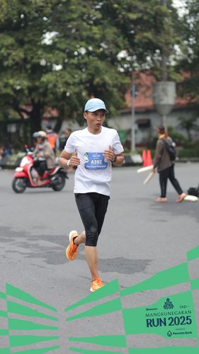 Race photo from Mangkunegaran Run 2025
