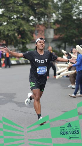 Race photo from Mangkunegaran Run 2025