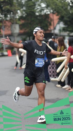 Race photo from Mangkunegaran Run 2025