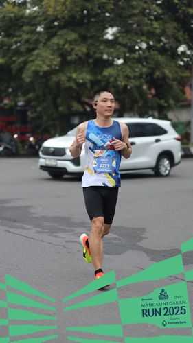 Race photo from Mangkunegaran Run 2025
