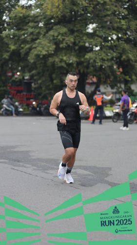 Race photo from Mangkunegaran Run 2025