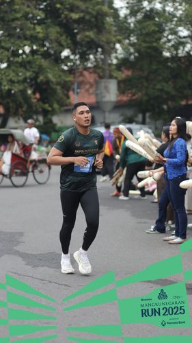 Race photo from Mangkunegaran Run 2025
