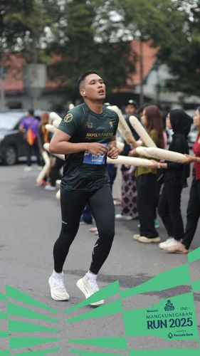 Race photo from Mangkunegaran Run 2025