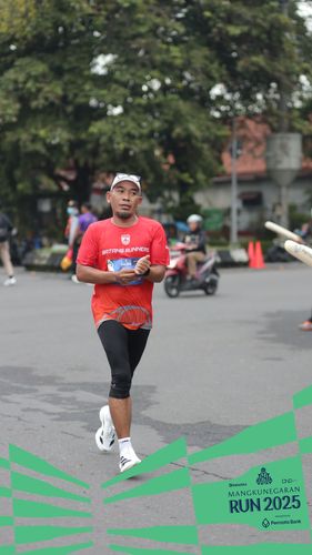 Race photo from Mangkunegaran Run 2025