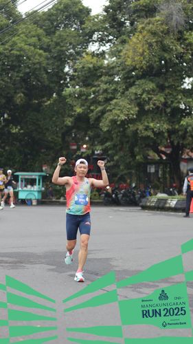 Race photo from Mangkunegaran Run 2025