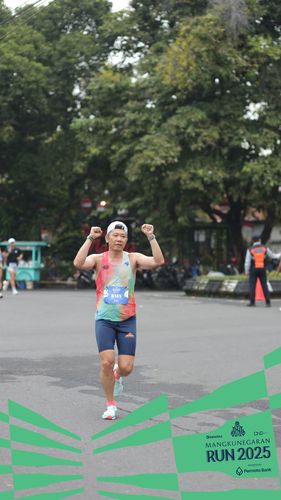 Race photo from Mangkunegaran Run 2025