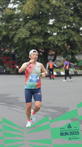 Race photo from Mangkunegaran Run 2025