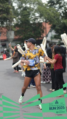 Race photo from Mangkunegaran Run 2025