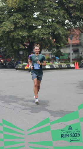 Race photo from Mangkunegaran Run 2025