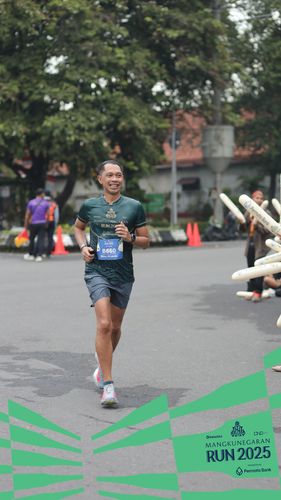 Race photo from Mangkunegaran Run 2025