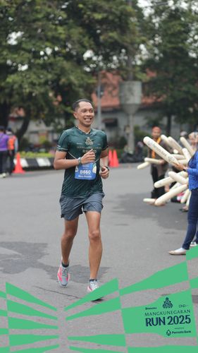 Race photo from Mangkunegaran Run 2025