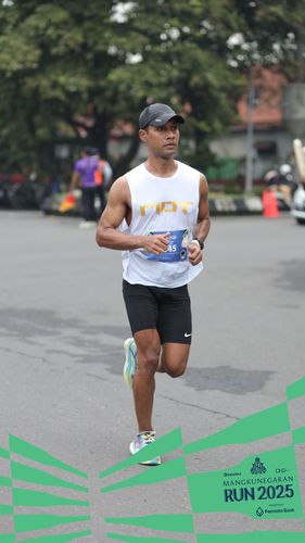 Race photo from Mangkunegaran Run 2025